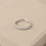 Inel reglabil din argint 925 cu moissanite - Eternity